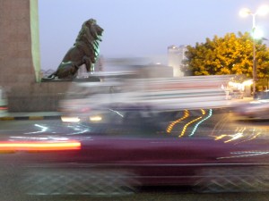 Cars in Cairo by Keri Douglas