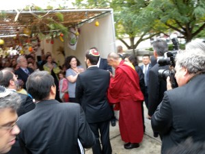 Dalai Lama at the Sukkah Adas Israel by Keri Douglas Dalai Lama at the Sukkah Adas Israel by Keri Douglas