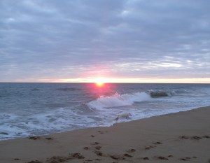 The sea, the sand and the sun. Photo by Keri Douglas