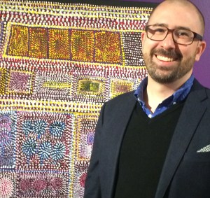 Henry F. Skirritt, curator of Yimardoowarra: Artist of the River and spokesperson for the artist, Loongkoonan of Nyikina