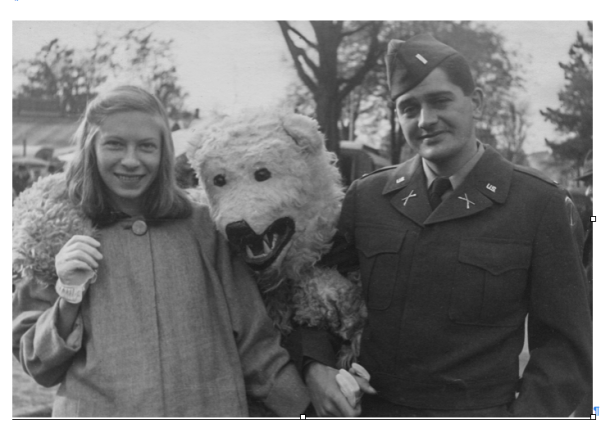 Anne and Paul Dillon at a fair in Kempten, outside of Munich, Germany, 1951